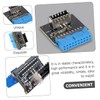 KICHOUSE DIY USB c Connector Board 3.1 Motherboard Extension Adapter