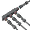 AOHUA M16 IP68 Waterproof 4-Way Junction Box (2-Pack) - 2
