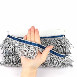 Fenghuangwu 5 Yard Long 2.5 Inches Wide Bullion Fringe Trim and Embellishments Fabric Trims Sewing DIY Decoration for Curtain Sofa Clothes(Light Silver)