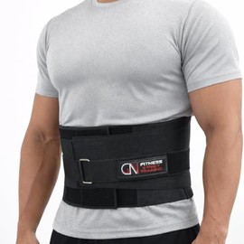 GN FITNESS Faja Gym Hombre para Pesas  Soporte Lumbar Ajustable que No se Mueve  Cinturón Fitness para Entrenamiento - CH                             
