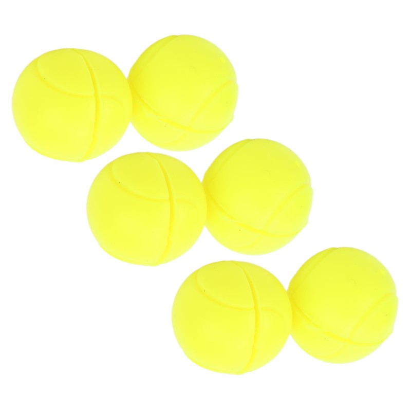6 Pcs Tennis Racket Damper Silicone Shock Absorber Tennis Ball