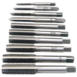 Draper 10 Piece Hardened Steel/Metal Metric Tap Set 3Mm-12Mm for Die/Dies 79200