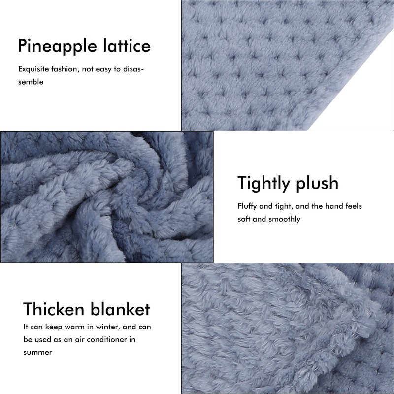 Washable Pet Blanket Winter Warm Thick Dog Throw Blanket Sleeping