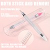 Pink Rhinestone Picker Tool Set & Applicator Pen With Dual-Ended