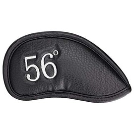 Craftsman Golf 1pc 56° 56 Degree Synthetic Leather Black Golf Wedge Covers (1pc 56°)
