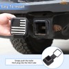 Aunginsy Trailer Hitch Cover Compatible with Toyota Tacoma 2016-2023 Pickup