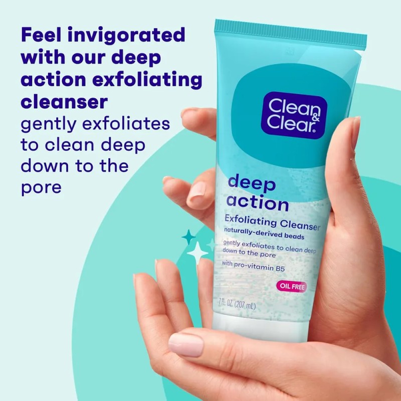 Clean & Clear Exfoliante Facial Exfoliante Acción Profunda Normal