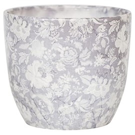 Ivyline Planter, Ceramic, Grey, 13cm