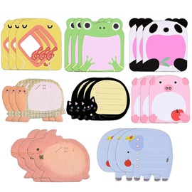 24 small sticky notes, children's birthday party bags for children's birthdays, child-friendly designed, small stickers with animal design styles, easy to carry