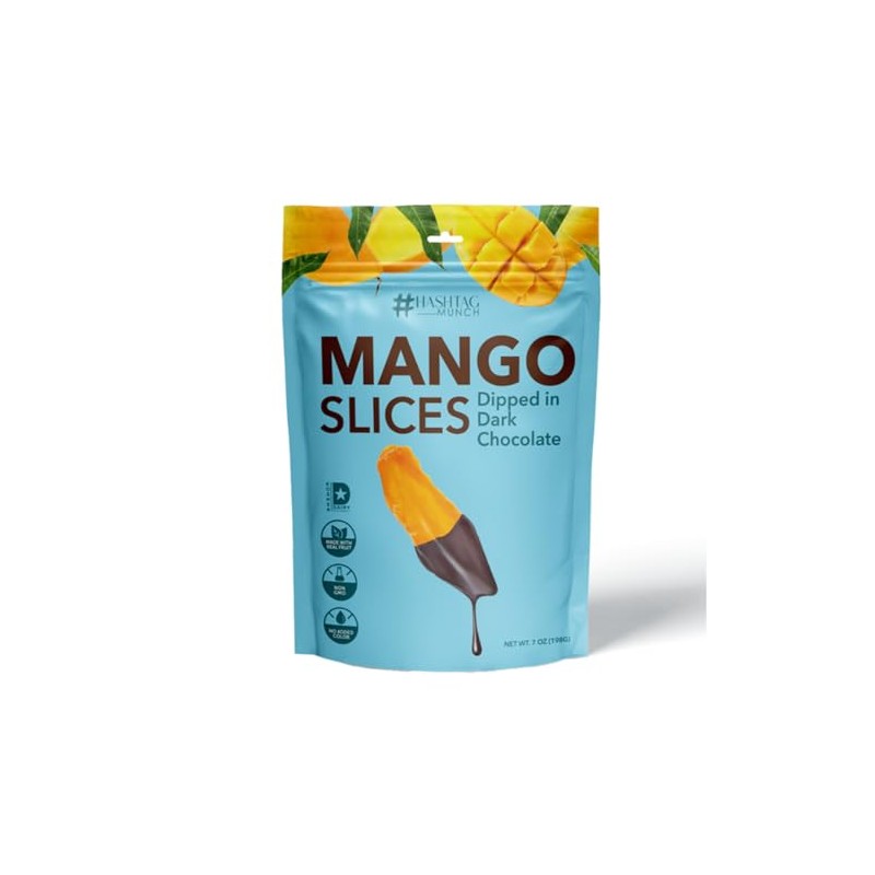 Life Plus Style Gourmet Hashtag Munch Mango Slices Dipped in