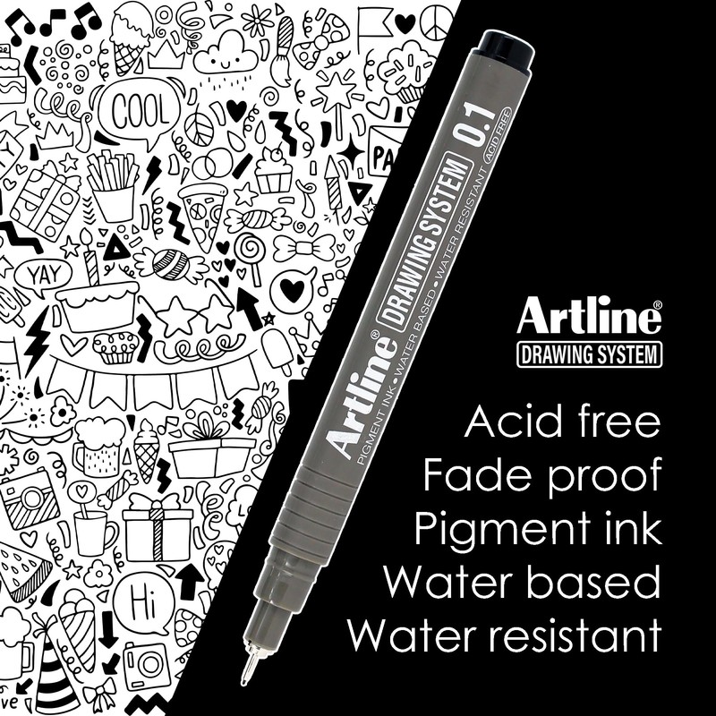 Artline 230 Drawing System Pens, Technical Drawing Pens For Drafting,