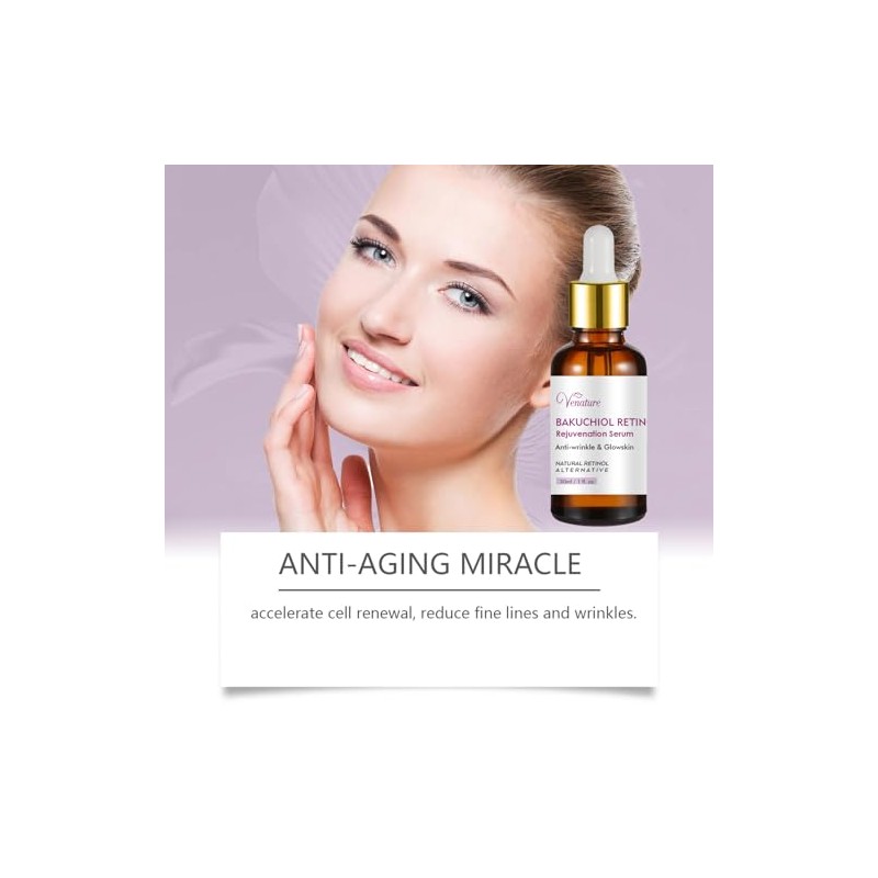 Suero Rejuvenecedor con Retinol Bakuchiol