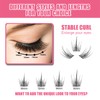 DIY Eyelash Extension, 3D Effect Individual Melt Flare Lash Cluster