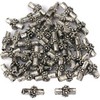 15g Bali Rope Tube Bead Antq Silver PLT 9.5mm Approx