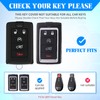 QBUC 2PCS for Jeep Key Fob Cover,Silicone Key Case with