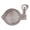 DERNORD 2 Pack Tri Clamp Sanitary Fitting Set SS304 Heavy
