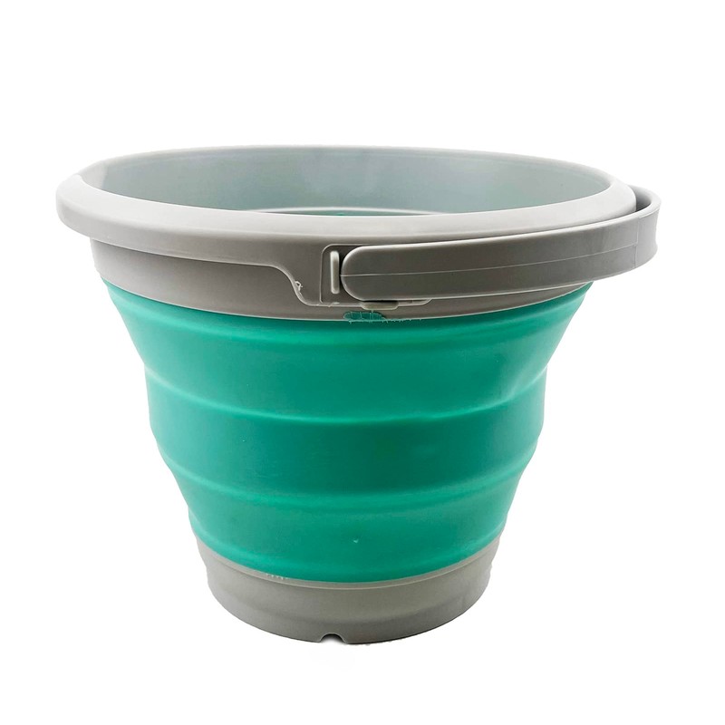 SAMMART 5.5L Foldable Plastic Bucket Collapsible Round Tub Portable Water