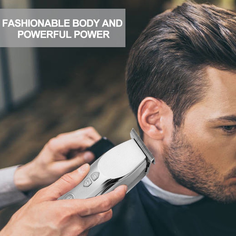 Stainless Steel Adjustable Length Electric Hair Clipper Oil Head Hair