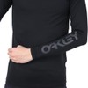 Oakley LS PRESSURE 25.0 Men's Rash Guard, (02E) BLACKOUT, M
