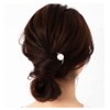 JewelVOX Hair Accessories Hair Comb Single Pearl Hair Ornament (Gold)