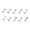 SIQUAR Bisagra Bidimensional Mini De 26 Mm Recta Paquete 25