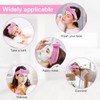 Aomig Spa Bowknot Headband Women's Elastic Face Wrist Wash Band,