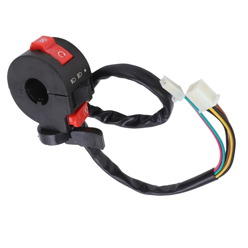 7wires 22mm Left Side Handlebar Kill Start Light Switch Choke