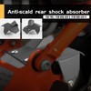 Lorababer Motorcycle Rear Shock Heat Shield Exhaust Pipe Protection Cover