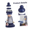 Hohopeti Small Decor Items for Shelf Lighthouse Model Statue Nautical