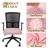 sourcing map Office Chair Cover, Stretchable Soft Grid Textured Rotating