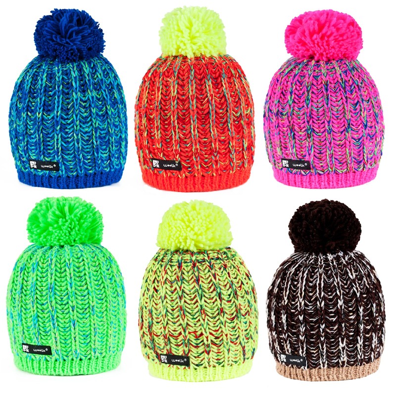 Morefaz WOOLY Knitted NIUNIO Style Beanie Hat with Ponpon Men's