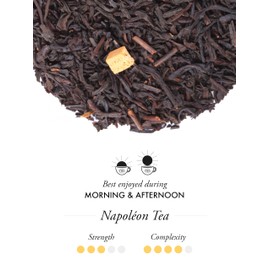 TWG Tea | Napoléon Tea | Black Tea | Caramel Pieces | Haute Couture Tin, 100g | Gift Set