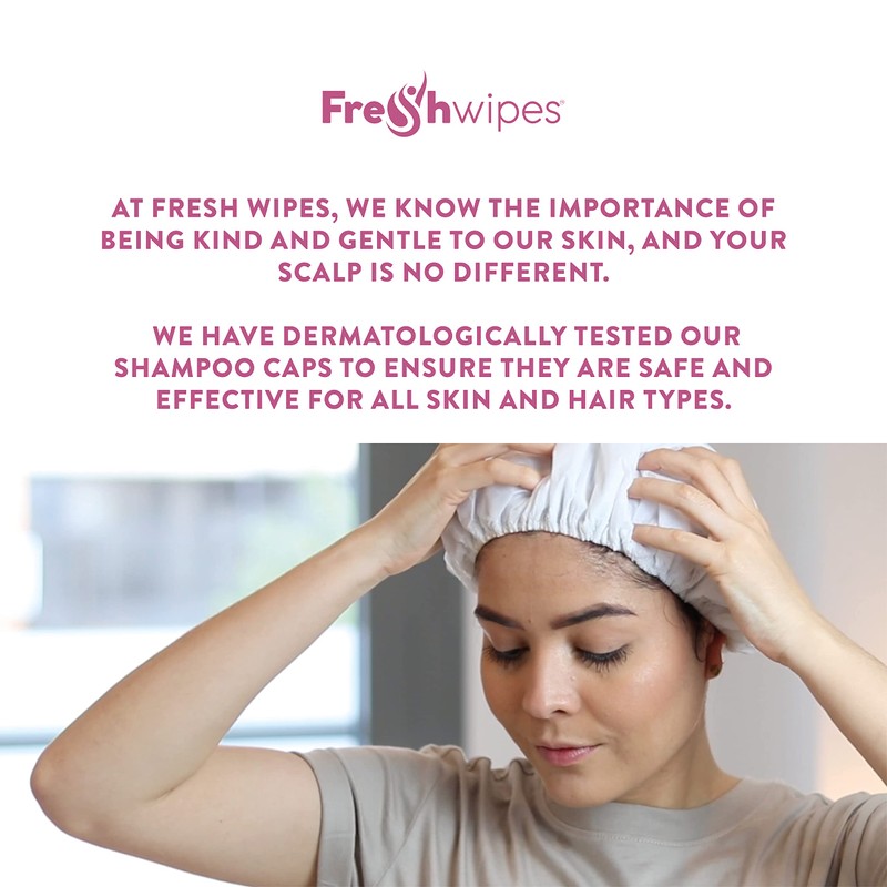 FreshWipes Shampoo Cap, An easy way to wash hair when