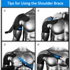 Shoulder Support - Adjustable Shoulder Brace Compatible with Hot/Cold Pad