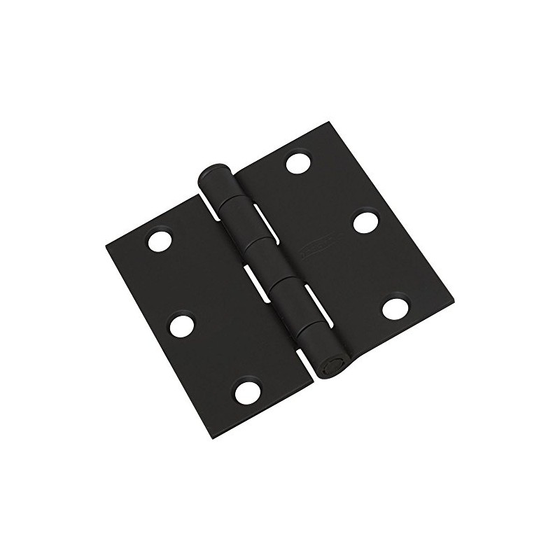 National Hardware N241-182 V512 Door Hinge in Black,3 Inch