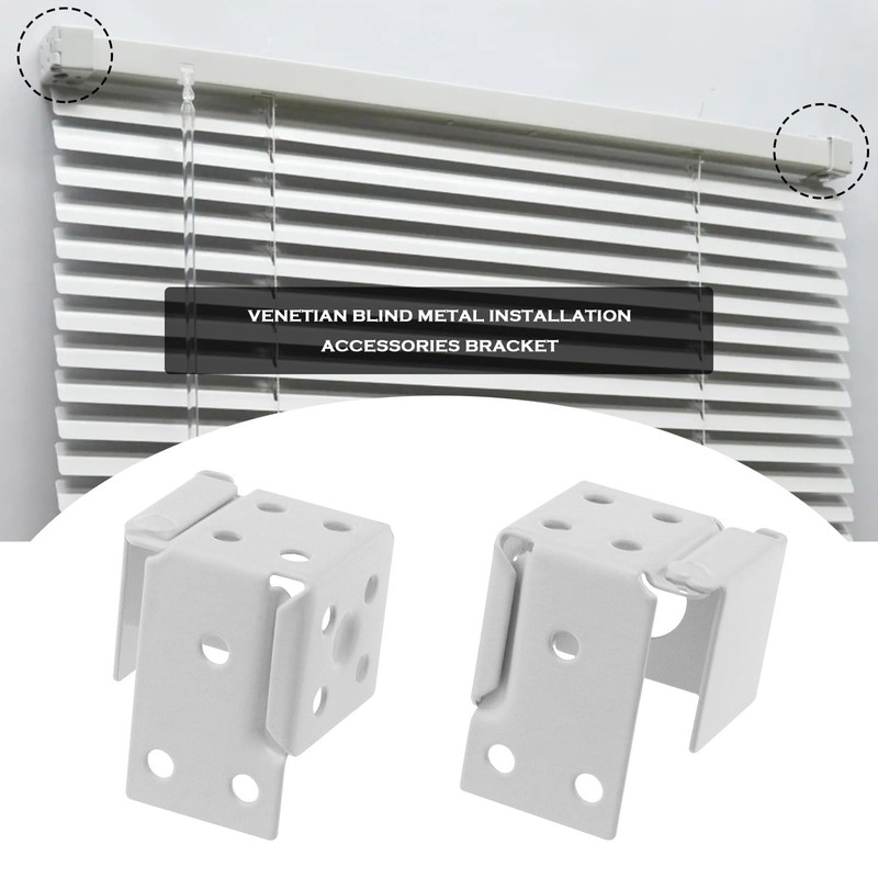 SING F LTD 2PCS Venetian Blind Box Brackts Window Blinds