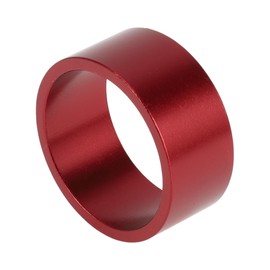 VekAuto Bicycle Headset Spacer, 15 mm MTB Bicycle Headset Stem Washer Universal for 1 1/8 Inch Front Fork Stem Threadless Aluminium Alloy Red