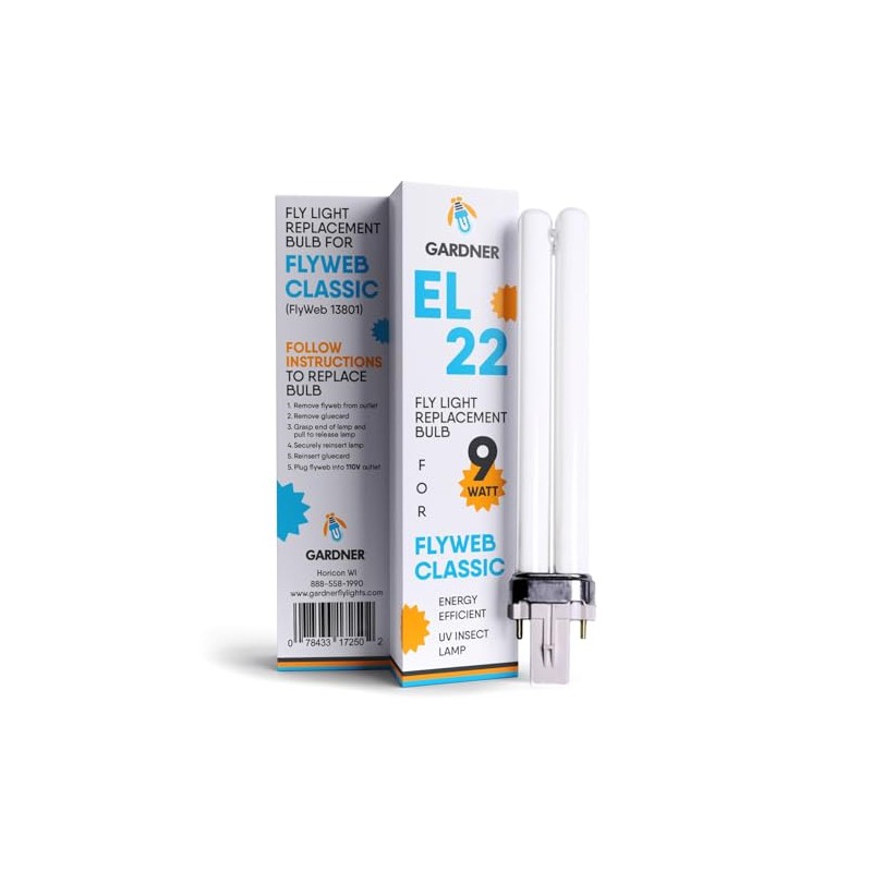 Gardner Manufacturing FlyWeb Fly Light EL22 Replacement Bulb (Тwо Расk)