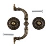 8PCS Vintage Drop Bail Dresser Drawer Pull Antique Bronze Cabinet