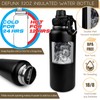 DEFUNX 32 Oz Water Bottle with Sleeve - Insulated Bottle