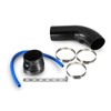 Black Universal 3" Car Cold Air Intake Induction Pipe Filter