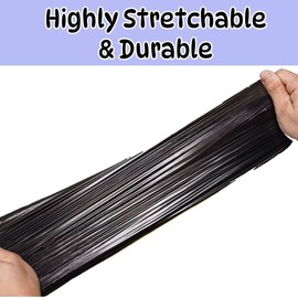 Trash Bags Extra Strength Flat Design – 45x40cm, 5 Rolls (100Pcs) | Durable & Leak-Proof for Home, Office, and Kitchen Use