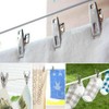OZSTOCK® Stainless Steel Clothes Pegs Hanging Pins Clips Laundry Metal