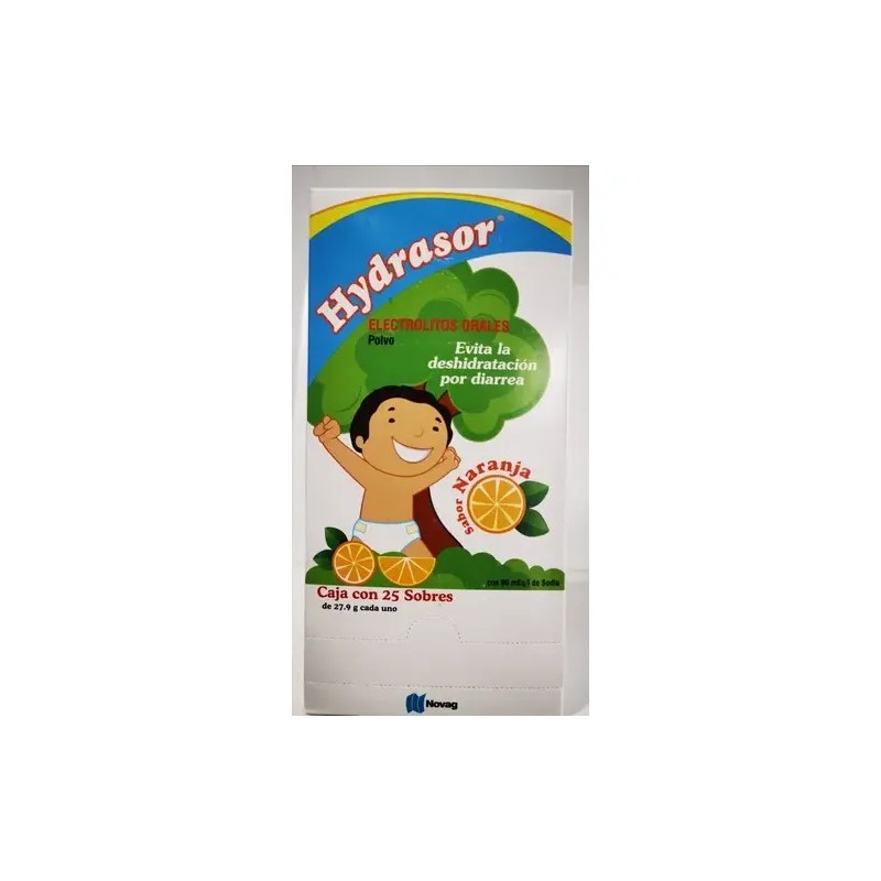 Hydrasor Electrolitos Orales Polvo 8 Cajas De 25 Sobres