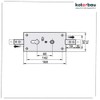 KOTARBAU® Garage Lock 60 mm Steel Gate Lock Garage Door