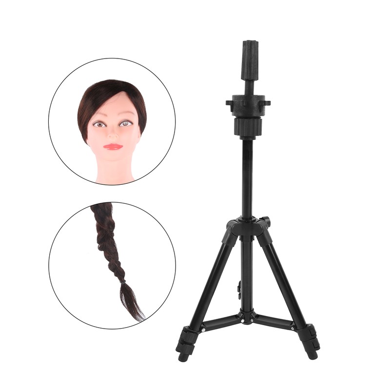 Tripod Wig Head Mold Holder Stand Bracket Aluminum Alloy False