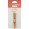 GRUSS & CO Unisex Keyring with Motif, Key Ring, Macrame