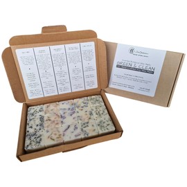 Green & Clean - Highly Scented Botanical Wax Melts Collections (15 x 13.5g Hand Crafted) - Vegan Friendly & Cruelty Free - Plastic Free - Provide 8 to 10hrs scents/cube - Made in the UK