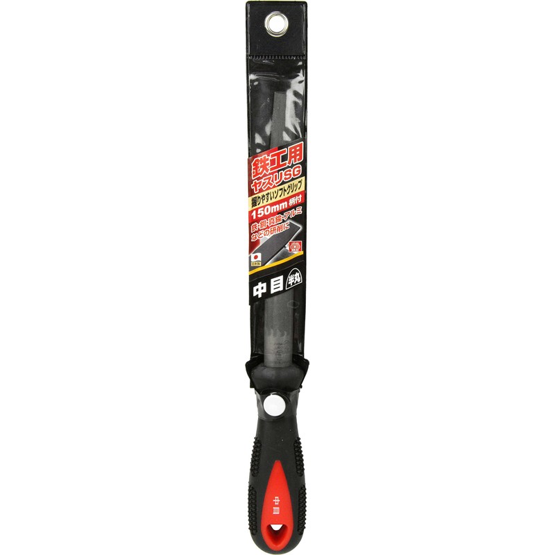 SK11 Ironwork File Soft Grip, Medium Point, Half Circular, 5.9