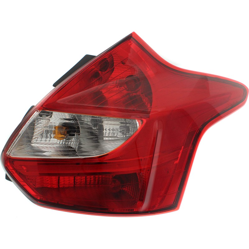 Evan Fischer Tail Light Assembly Compatible with 2012-2014 Ford Focus